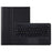AH21-A For Huawei MatePad SE 11 Leather+TPU Tablet Cover with Touchpad Bluetooth-compatible Keyboard - Black - 1