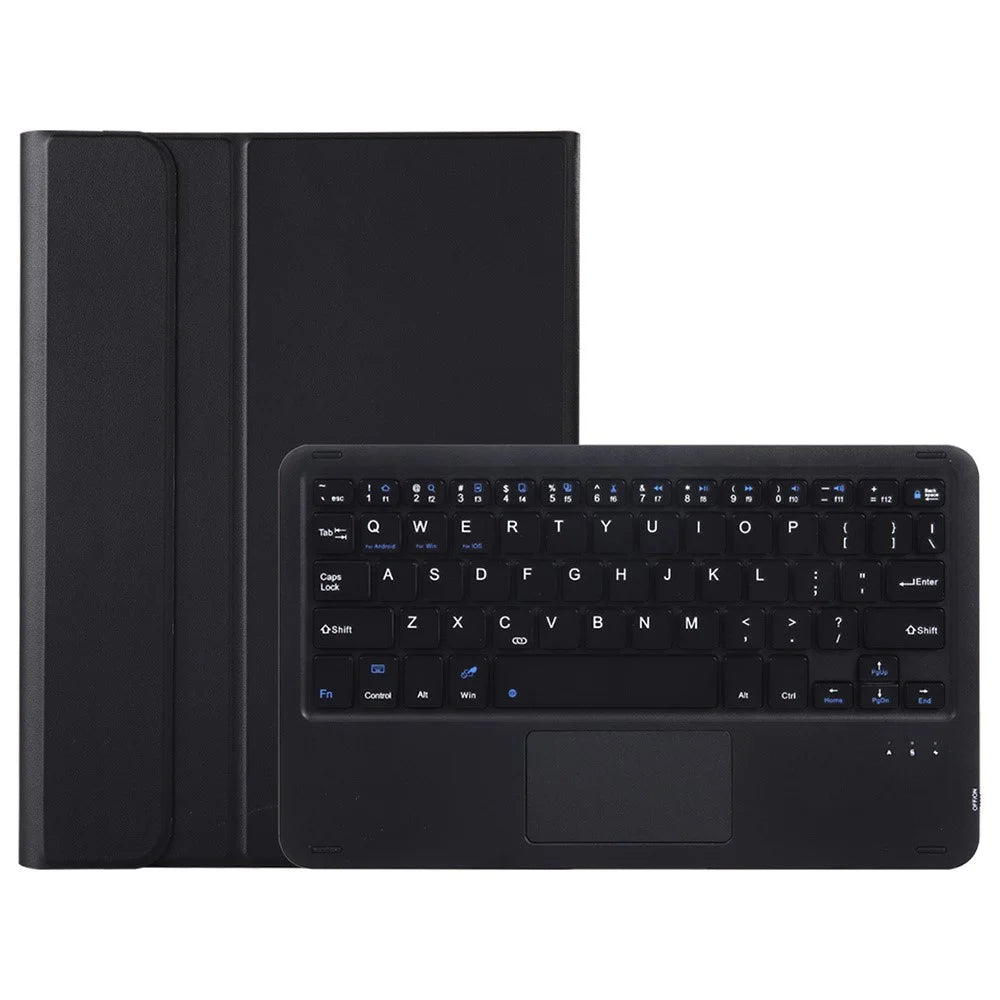 AH15-A For Honor Pad X9 / X8 Pro Leather Tablet Cover with Touchpad Bluetooth-compatible Keyboard - Black - 1