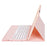 AH23 For Huawei MatePad Air (2024) Leather+TPU Tablet Cover with Bluetooth-compatible Keyboard - Pink - 4