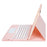 AH23-A For Huawei MatePad Air (2024) Leather+TPU Tablet Cover Bluetooth-compatible Keyboard Case with Touchpad - Pink - 4