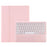 AH18 For Huawei MatePad Pro 13.2 Ultra-Thin Leather Tablet Stand Cover + Bluetooth-Compatible Keyboard - Pink - 1