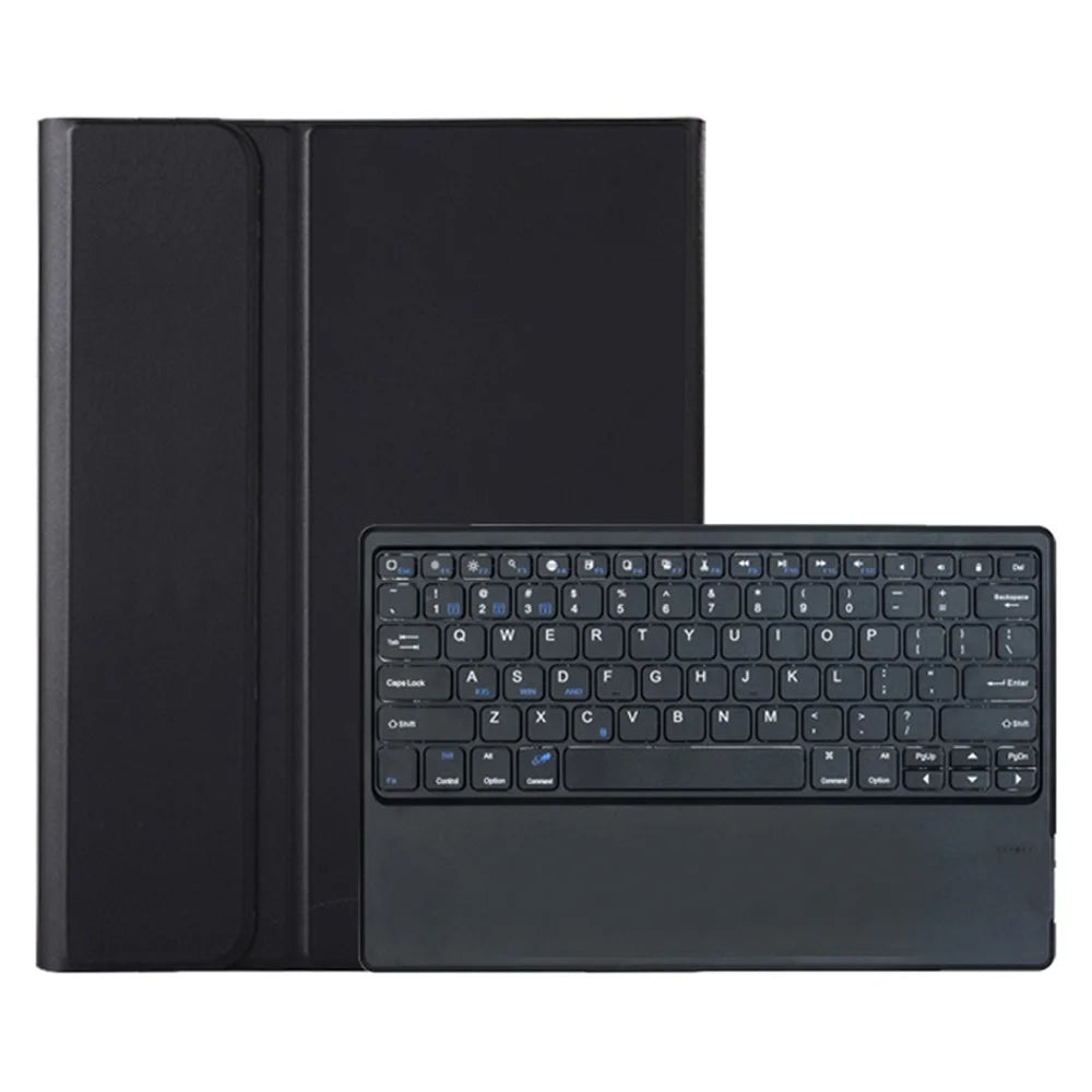 AM26 For Lenovo Idea Tab Pro / Tab P12 Ultra-Thin Leather Tablet Stand Cover + Bluetooth-Compatible Keyboard - Black - 2