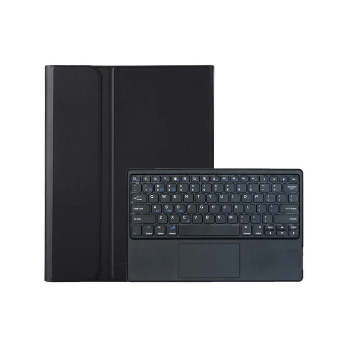 AM26-A For Lenovo Idea Tab Pro / Xiaoxin Pad Pro 12.7 (2025) Leather Tablet Cover with Touchpad Bluetooth-Compatible Keyboard - Black - 2