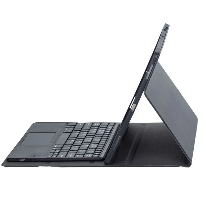 AM26-A For Lenovo Idea Tab Pro / Xiaoxin Pad Pro 12.7 (2025) Leather Tablet Cover with Touchpad Bluetooth-Compatible Keyboard - Black - 5