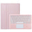 AH22-A For Honor MagicPad 2 12.3 Ultra-Thin Leather Tablet Cover + Bluetooth-compatible Keyboard with Touchpad - Pink - 1