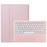 AH26 For Honor Pad GT Pro Ultra-Thin Leather Tablet Stand Cover + Bluetooth-compatible Keyboard - Pink - 1