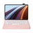 AH26 For Honor Pad GT Pro Ultra-Thin Leather Tablet Stand Cover + Bluetooth-compatible Keyboard - Pink - 2