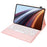 AH26 For Honor Pad GT Pro Ultra-Thin Leather Tablet Stand Cover + Bluetooth-compatible Keyboard - Pink - 3