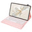 AH19 For Honor Pad 9 HEY2-W09 Ultra-Thin Leather Tablet Stand Cover + Bluetooth-compatible Keyboard - Pink - 3