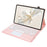 AH19-A For Honor Pad 9 HEY2-W09 Ultra-Thin Leather Tablet Cover + Bluetooth-compatible Keyboard with Touchpad - Pink - 3