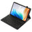 OP14 Keyboard for Oppo Pad Neo / Pad Air 2 / OnePlus Pad Go Leather Tablet Case with Bluetooth-compatible Keyboard - Black - 3