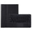 OP14-A Touchpad Keyboard for Oppo Pad Neo / Pad Air 2 / OnePlus Pad Go Leather Tablet Case with Bluetooth-compatible Keyboard - Black - 1