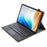 OP14-A Touchpad Keyboard for Oppo Pad Neo / Pad Air 2 / OnePlus Pad Go Leather Tablet Case with Bluetooth-compatible Keyboard - Black - 3