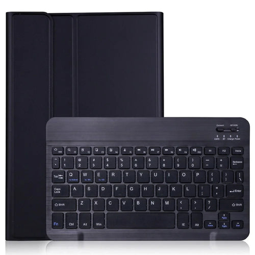 AV13 For vivo Pad Air / iQOO Pad Air Leather+TPU Tablet Case with Bluetooth-compatible Keyboard - Black - 1