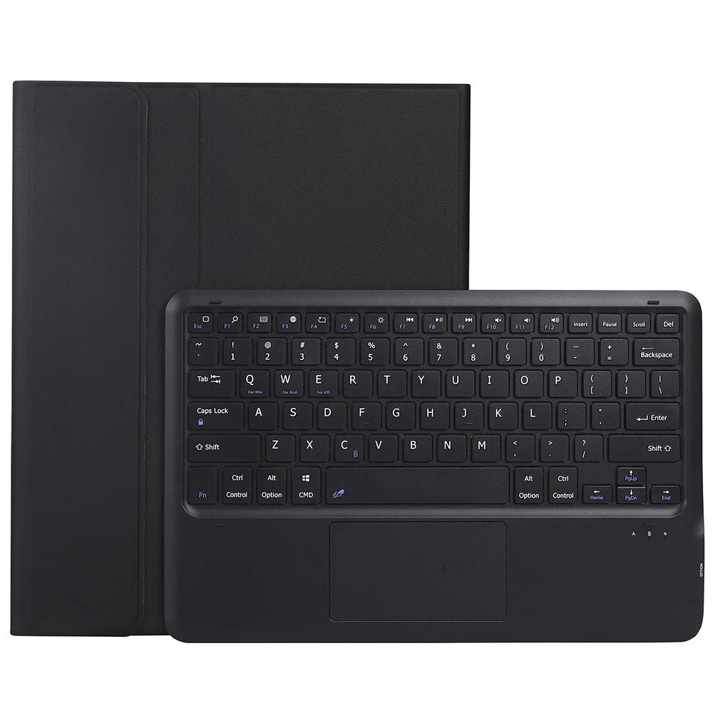 AV10-A Touchpad Keyboard for vivo Pad3 / iQOO Pad2 / iQOO Pad Leather Cover with Bluetooth-compatible Keyboard - Black - 1