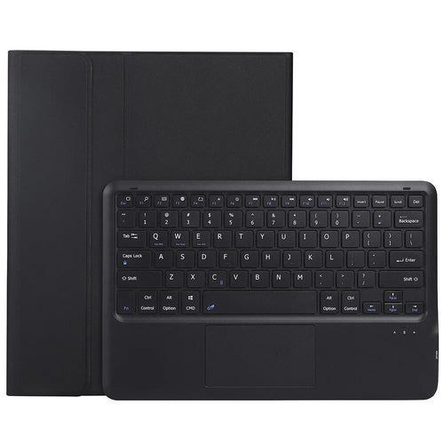 AV10-A Touchpad Keyboard for vivo Pad3 / iQOO Pad2 / iQOO Pad Leather Cover with Bluetooth-compatible Keyboard - Black - 1