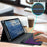 TY3316 9-11 inch Tablet Universal Backlit Bluetooth-compatible Keyboard Leather Stand Case - 4