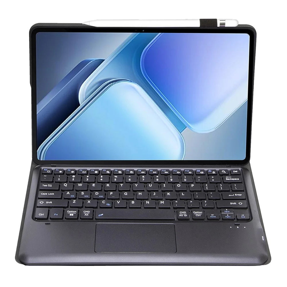 AV14-A For vivo Pad3 Pro / iQOO Pad2 Pro Leather Tablet Cover with Touchpad Bluetooth-compatible Keyboard - Black - 2