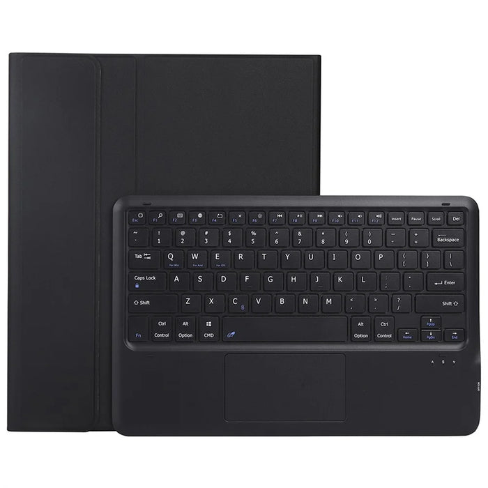 P15-A For Oppo Pad 3 Pro / Oneplus Pad Pro Leather Tablet Cover with Touchpad Bluetooth-compatible Keyboard - Black - 1