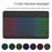 RGB-030 RGB Colorful Backlight 10-inch Wireless Bluetooth-compatible Keyboard Mouse Set - Black - 2