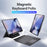 DUX DUCIS For Samsung Galaxy Tab S9 Ultra / Galaxy Tab S8 Ultra / Galaxy Tab S10 Ultra English Bluetooth-compatible Keyboard  DK Series Tablet Leather Case with Backlight - Black - 3