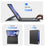 DUX DUCIS For Samsung Galaxy Tab S9 Ultra / Galaxy Tab S8 Ultra / Galaxy Tab S10 Ultra English Bluetooth-compatible Keyboard  DK Series Tablet Leather Case with Backlight - Black - 5