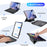 DUX DUCIS For Samsung Galaxy Tab S9 Ultra / Galaxy Tab S8 Ultra / Galaxy Tab S10 Ultra English Bluetooth-compatible Keyboard  DK Series Tablet Leather Case with Backlight - Black - 7