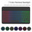 RGB-030 RGB Colorful Backlight 10-inch Wireless Bluetooth-compatible Keyboard - Black - 2