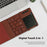 B077T Portable Foldable Wireless Bluetooth-compatible Keyboard with Touchpad Numeric Function - Wine Red - 5