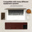 B077T Portable Foldable Wireless Bluetooth-compatible Keyboard with Touchpad Numeric Function - Wine Red - 6