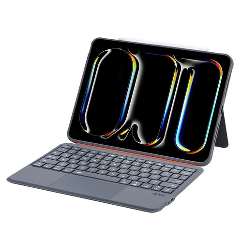 K09P For iPad Pro 11 (2024) M4 Magnetic Detachable Bluetooth-compatible Keyboard with Touchpad Backlit + Tablet Case - 1