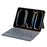 K09P For iPad Pro 11 (2024) M4 Magnetic Detachable Bluetooth-compatible Keyboard with Touchpad Backlit + Tablet Case - 1