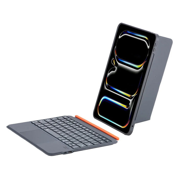K09P For iPad Pro 11 (2024) M4 Magnetic Detachable Bluetooth-compatible Keyboard with Touchpad Backlit + Tablet Case - 3