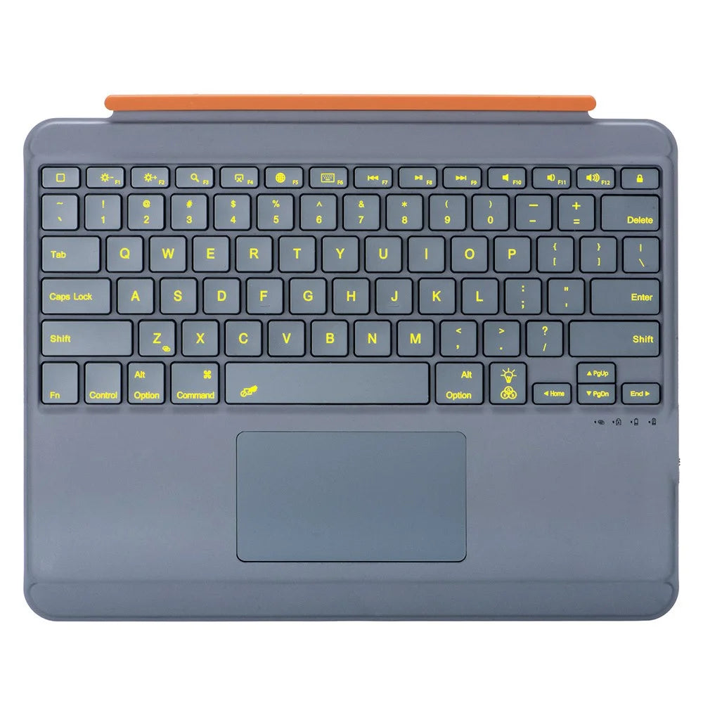 K09P For iPad Pro 13 (2025) / (2024) Magnetic Detachable Bluetooth-compatible Keyboard with Touchpad Backlit + Tablet Case - 6