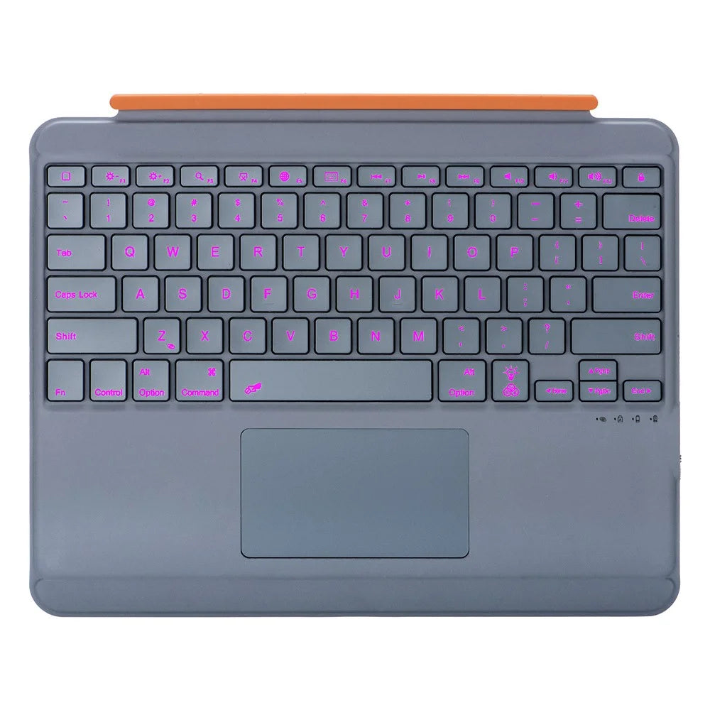 K09P For iPad Pro 13 (2025) / (2024) Magnetic Detachable Bluetooth-compatible Keyboard with Touchpad Backlit + Tablet Case - 7