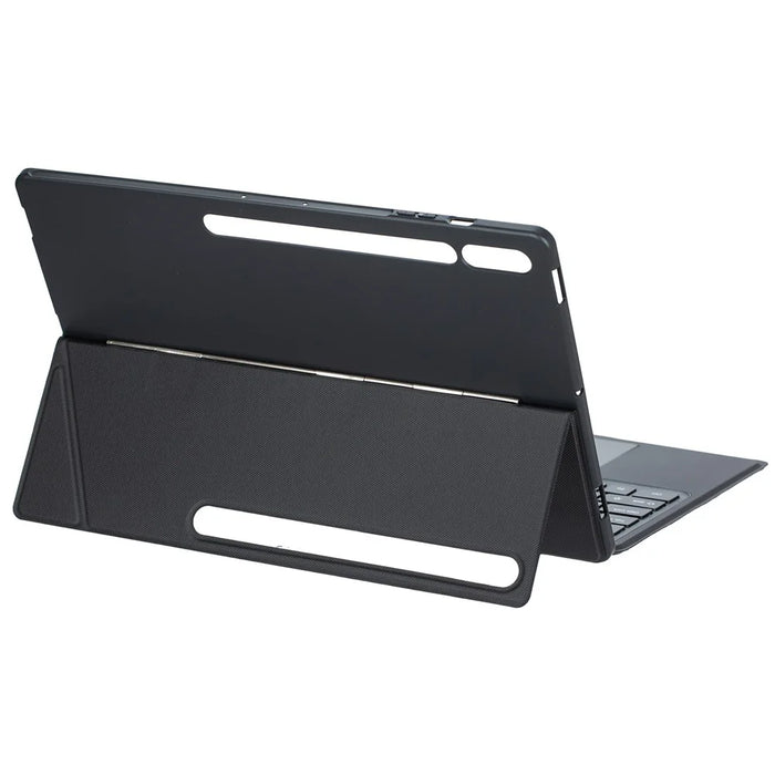 T910B-AS Leather Keyboard Case for Samsung Galaxy Tab S10 Ultra / S9 Ultra / S8 Ultra Backlit Touchpad Bluetooth-compatible Keyboard - 6
