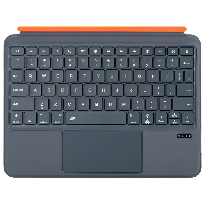 K07 For iPad Pro 11 (2024) M4 Leather Cover Magnetic Detachable Smart Touchpad Floating Magnetic Keyboard with Backlit - 2