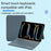 K07 For iPad Pro 11 (2024) M4 Leather Cover Magnetic Detachable Smart Touchpad Floating Magnetic Keyboard with Backlit - 4