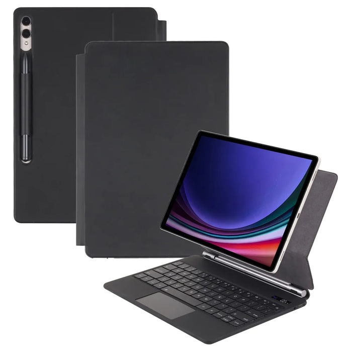 P710 Keyboard Case for Samsung Galaxy Tab S10 FE / S9 FE / S9 / S8 / S7 Floating Magnetic Keyboard Leather Cover - 1