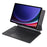 P810 For Samsung Galaxy Tab S10+ / S9 FE+ / S9+ / S8+ / S7 FE / S7+ Leather Case Floating Magnetic Keyboard with Backlit - 2