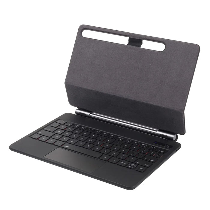 P810 For Samsung Galaxy Tab S10+ / S9 FE+ / S9+ / S8+ / S7 FE / S7+ Leather Case Floating Magnetic Keyboard with Backlit - 7