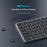 DUX DUCIS Wireless Keyboard  Wireless Keyboard  LK Series Mute Keyboard for Laptops/Tablets/Phones - Black - 3