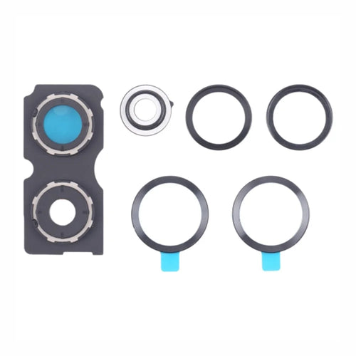 For Xiaomi Redmi Note 13 Pro+ 5G OEM Back Camera Lens Holder Cover with Glass Part (Without Logo) - Black - 1