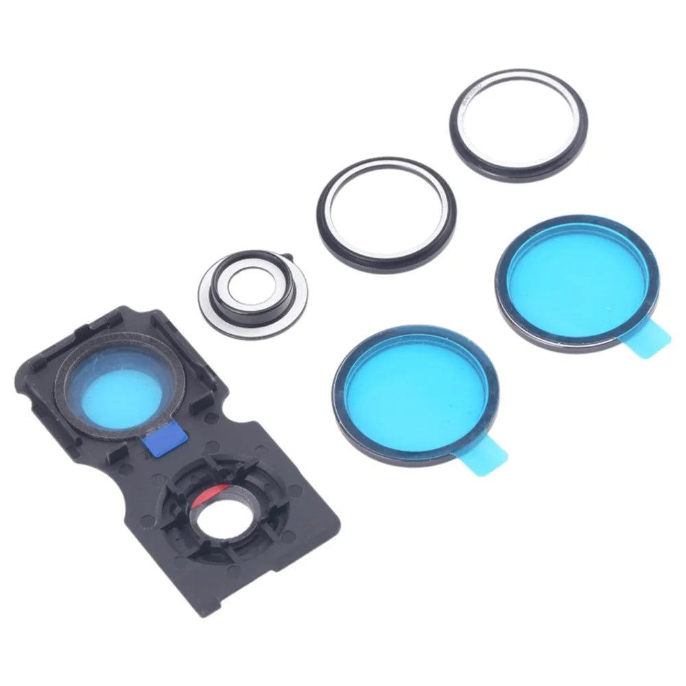For Xiaomi Redmi Note 13 Pro+ 5G OEM Back Camera Lens Holder Cover with Glass Part (Without Logo) - Black - 2