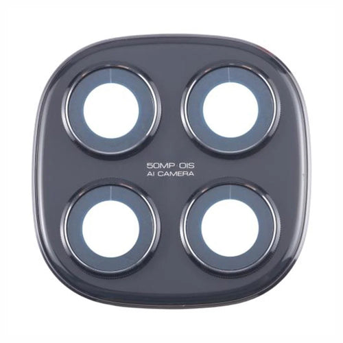 For Xiaomi Redmi Note 14 Pro 5G / 14 Pro 4G OEM Back Camera Lens Holder Cover with Glass Part (Without Logo) - Black - 1