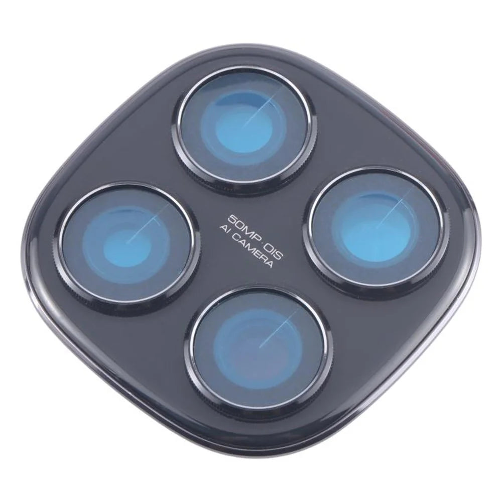 For Xiaomi Redmi Note 14 Pro 5G / 14 Pro 4G OEM Back Camera Lens Holder Cover with Glass Part (Without Logo) - Black - 2