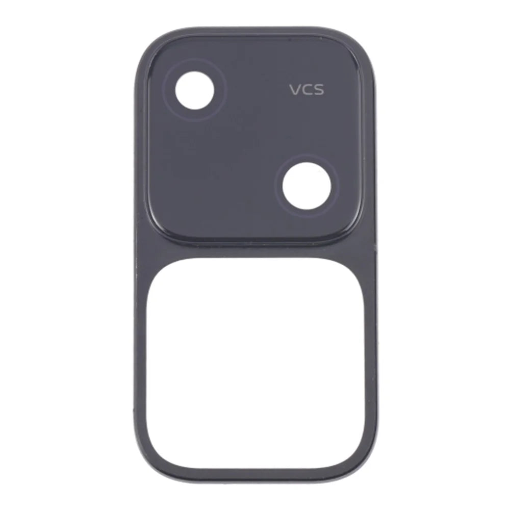 For vivo S18 5G OEM Back Camera Lens Holder Cover with Glass Part (Without Logo) - Black - 1