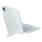 HY-06B For iPad mini (2024) / (2021) Leather Case Detachable Backlit Bluetooth-Compatible Keyboard with Floating Stand - White - 7