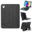 HY-10B For iPad (2025) / 10.9 (2022) Leather Case Detachable Backlit Bluetooth-Compatible Keyboard with Floating Stand - Black - 1