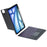 HY-11B Leather Case For iPad Air 11 (2026) / (2025) (2024) / Air (2022) / (2020) / Pro 11 (2022) / (2021) / (2020) / (2018) Keyboard with Floating Stand - Black - 3